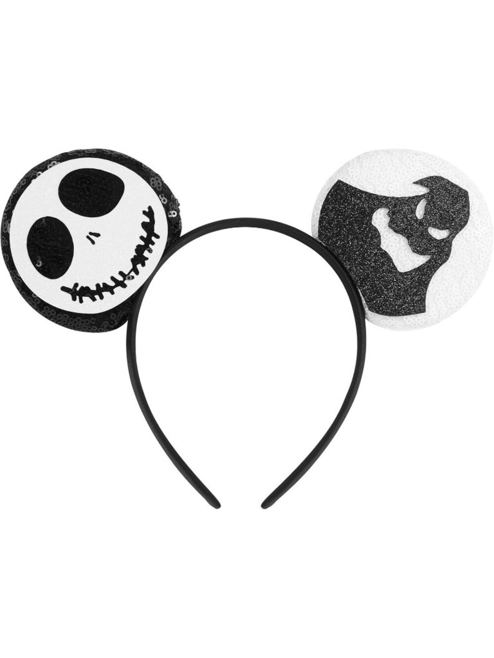 Women Black White Cartoon Mickey Mouse Costume Headband For Cosplay
